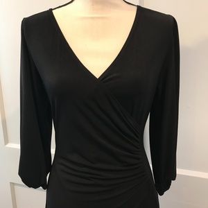 Laundry By Design - L/S Side Shirred Dress